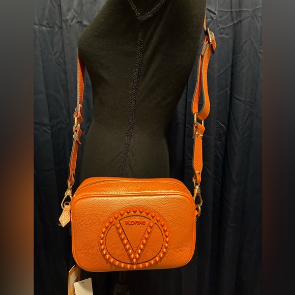 Valentino Vibrant Orange Crossbody Bag - Picture 13 of 14